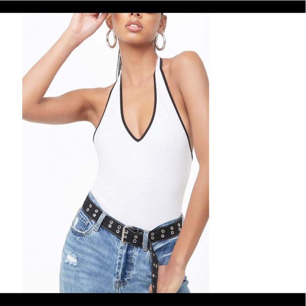 Forever 21 White Bodysuit